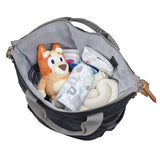 BabaBing Daytripper 3 In 1 Diaper Bag With Hooks And Changing Pad – Black