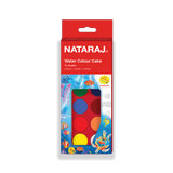 Nataraj Watercolour Cake 12 Colours With Free Brush Inside