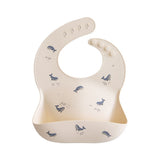 Mushie Silicone Bib Whales - Laadlee