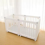 Megastar Big Baby Playpen with Wheels - White