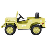 Megastar 2 V Rideon Army Classic Jeep 12V With 2 Seats And Parental Remote Control - Beige