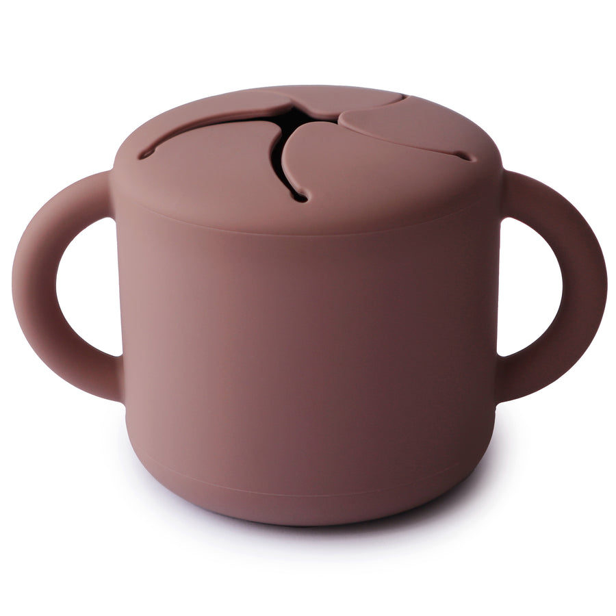 Mushie Silicone Snack Cup Woodchuck - Laadlee
