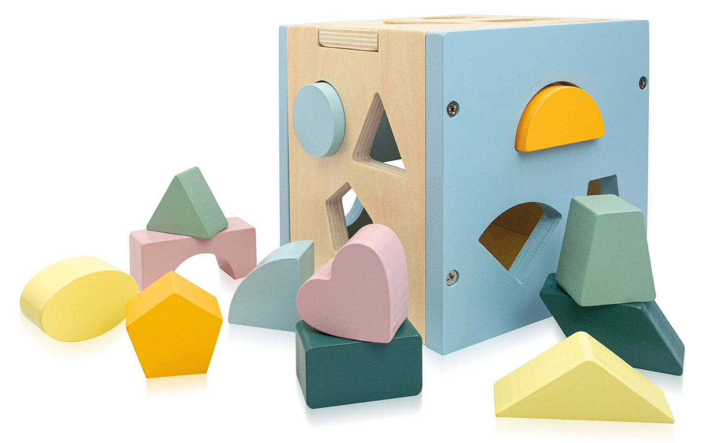 Sassi Book and Wooden Sorting Toys - Shapes