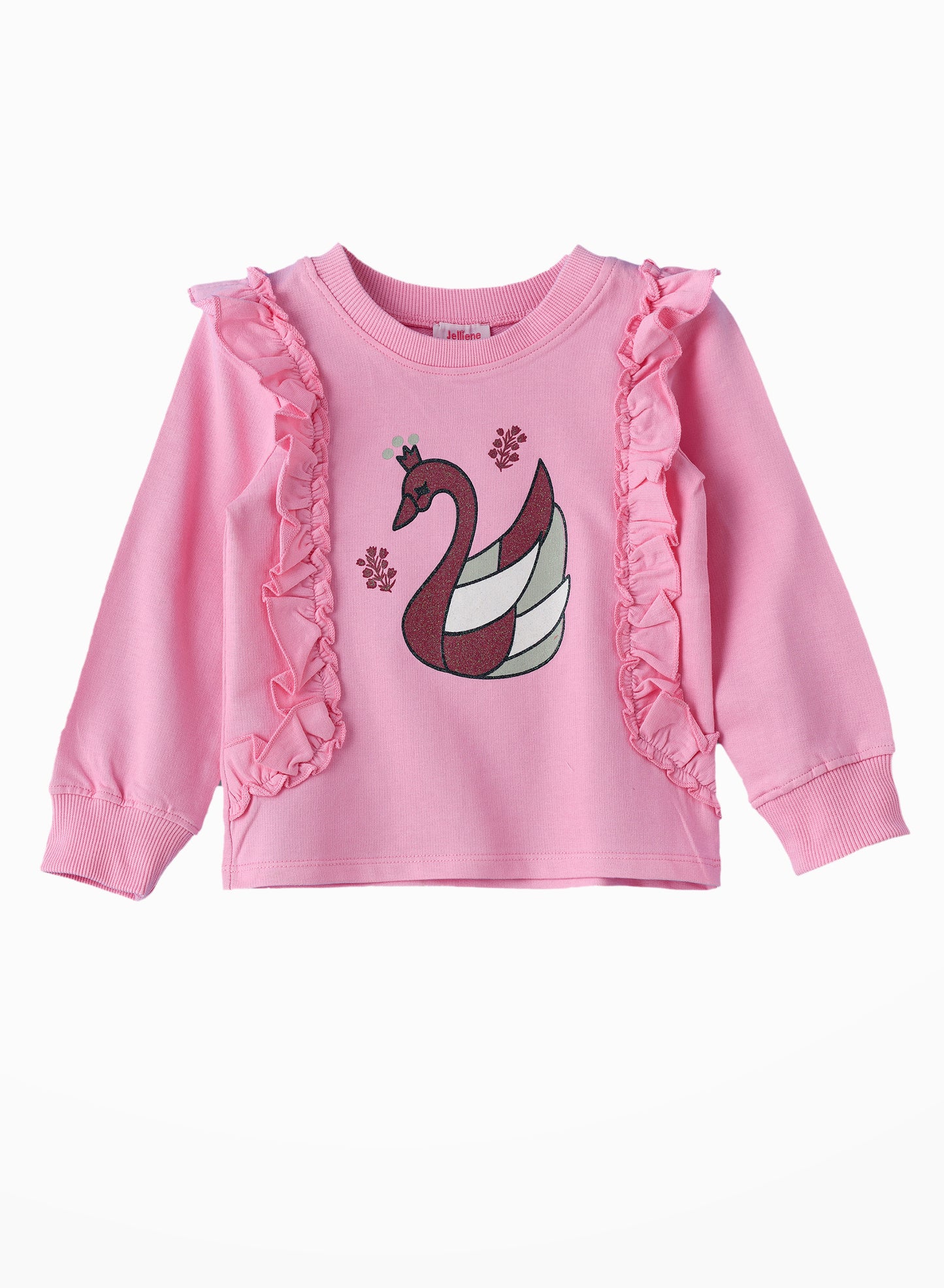 Jelliene Cozy Comfort for Your Little Adventurer: Girls Sweat Top