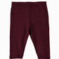 Jelliene Baby Girls Cotton Knit Leggings - Maroon