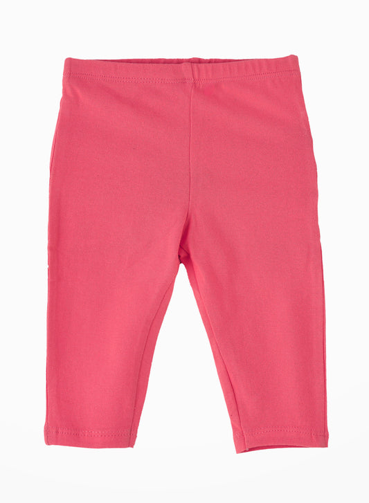 Jelliene Baby Girls Cotton Knit Leggings - Pink