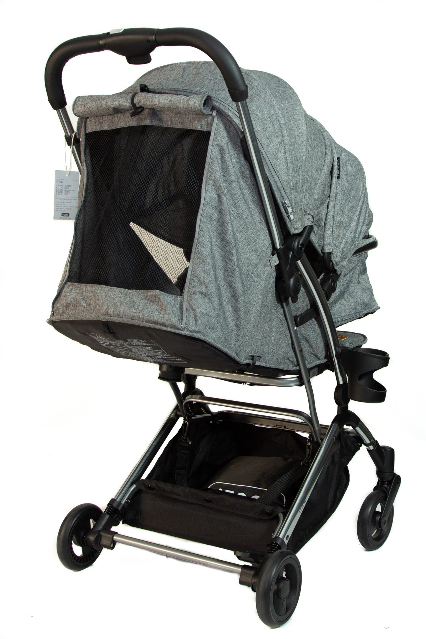 Youbi Toddler German Travel System With New Born - Grey