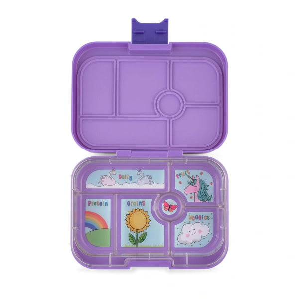 Yumbox Original 6 Compartment Lunch Box - Dreamy Purple