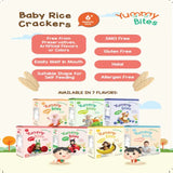 Yummy Bites Organic Rice Cracker Carrot - 50gm