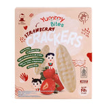 Yummy Bites Rice Cracker Strawberry - 50gm
