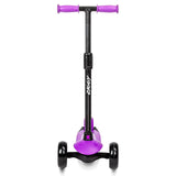 Ziggy 3-Wheel Tilt Scooter With LED light - Purple