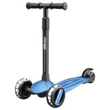 Ziggy 3-Wheel Tilt Scooter With LED light - Blue