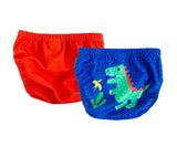 Zoocchini Reusable Swim Diaper Set - Devin the Dinosaur