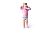 Zoocchini Baby Rash Guard Long Sleeved Swim Top - Flamingo