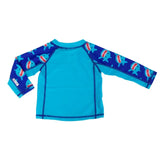 Zoocchini Baby Rash Guard Long Sleeved Swim Top - Shark