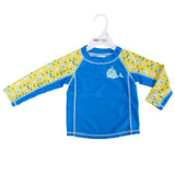 Zoocchini Baby Rash Guard Long Sleeved Swim Top - Whale