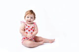 Zoocchini Baby Ruffled Swimsuit - Strawberry
