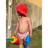 Zoocchini Baby Swim Diaper & Sun Hat Set - Strawberry