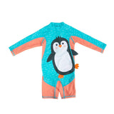 Zoocchini One Piece Baby Surf Suit - Penguin