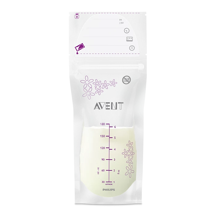 Philips Avent Breast Milk Storage Bags 180ml (Pack of 25)