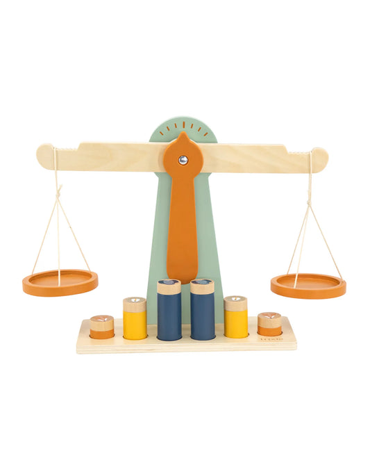 Trixie Wooden Scale With 6 Weights