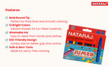 Nataraj Jumbo Washable Marker Set 12 Colour