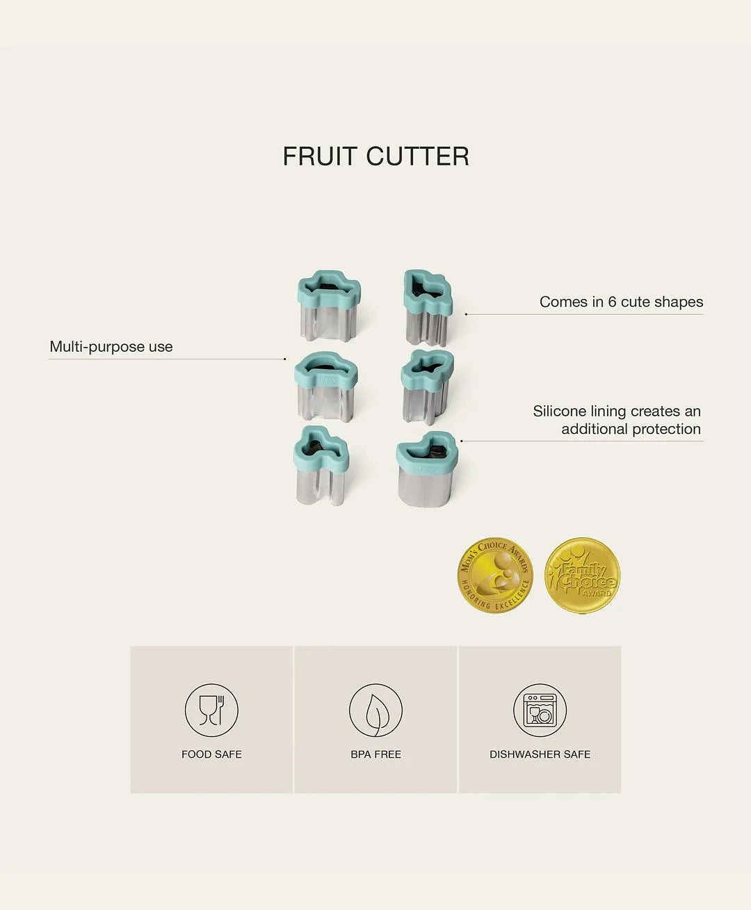 Citron Fruit Cutters Set of 6 - Vehicles