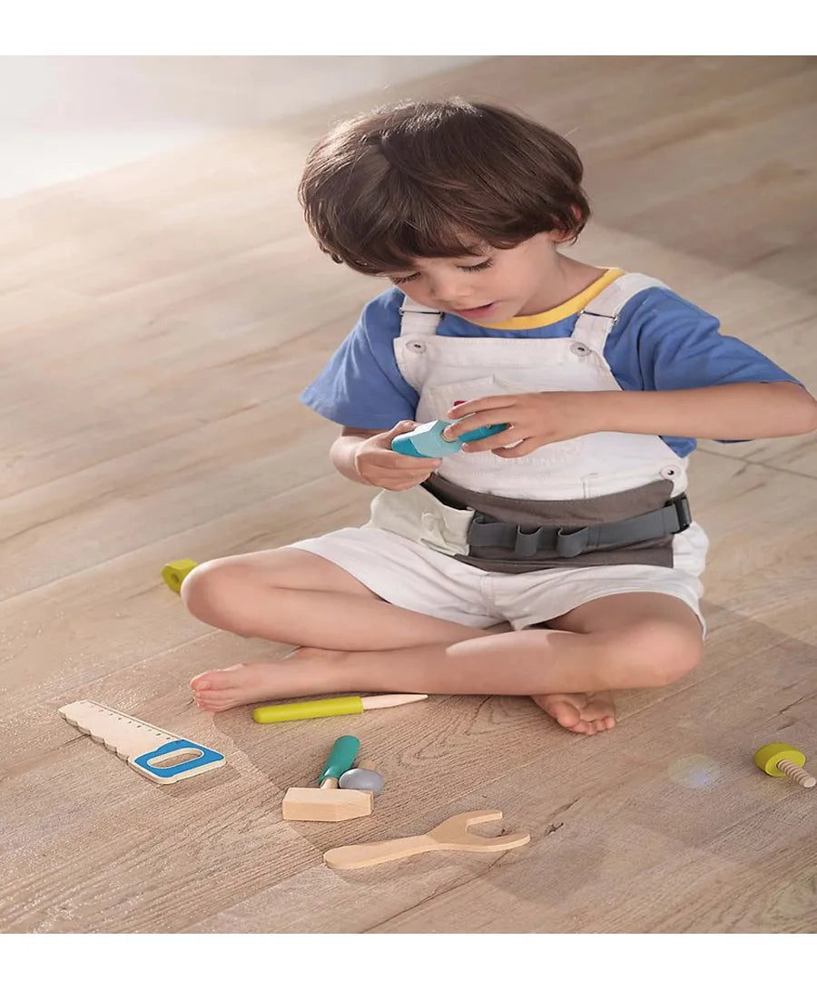 Andreu Toys Wooden Tool Belt Playset - Laadlee