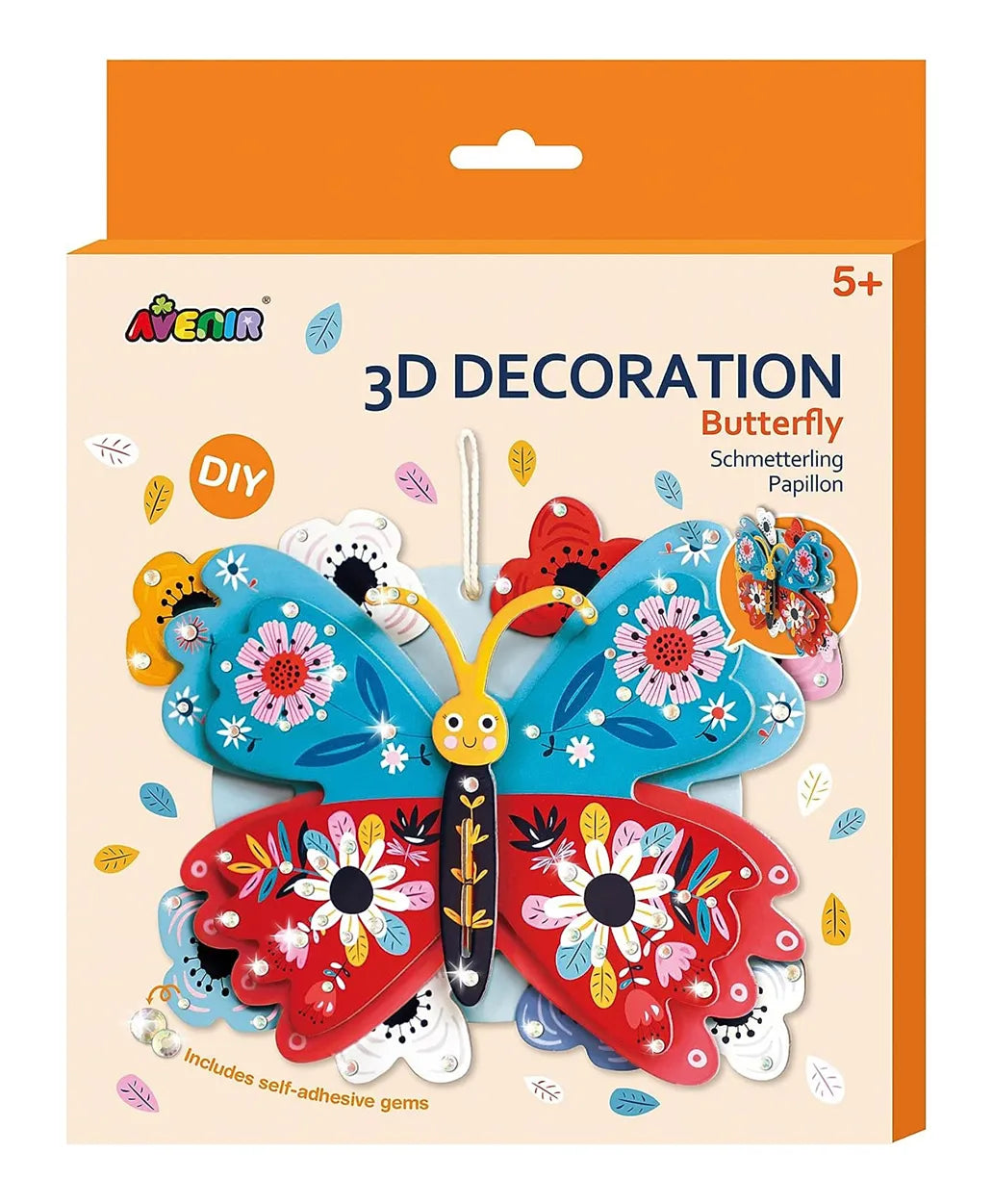 Avenir 3D Decoration Kit - Butterfly - Laadlee
