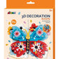Avenir 3D Decoration Kit - Butterfly - Laadlee