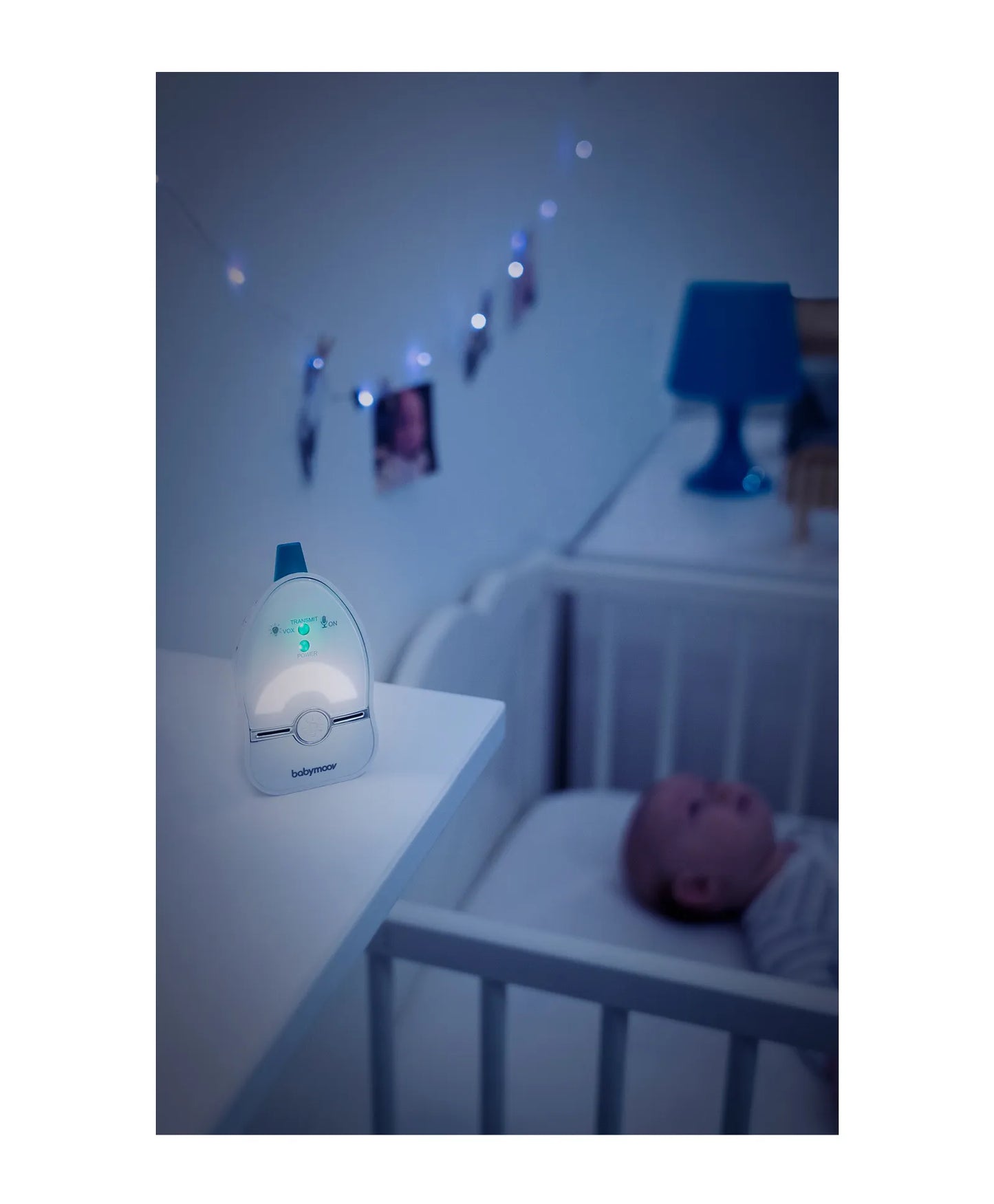 Babymoov Easy Care Audio Baby Monitor and Nightlight - 500m