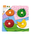 Viga Wooden Knob Puzzle - Fruits