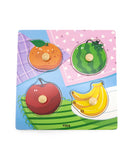 Viga Wooden Knob Puzzle - Fruits