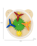 Viga Wall Toy - Turning Windmill