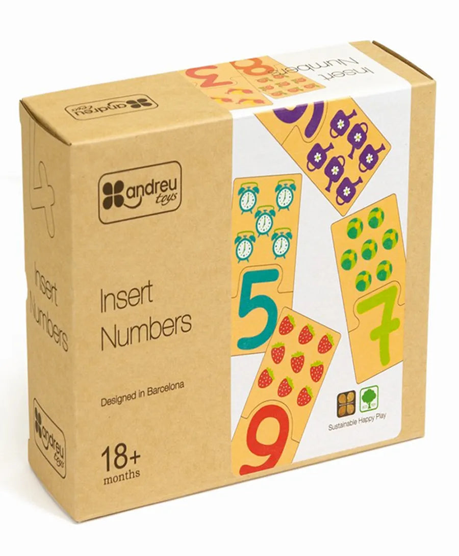 Andreu Toys Insert Numbers - Laadlee