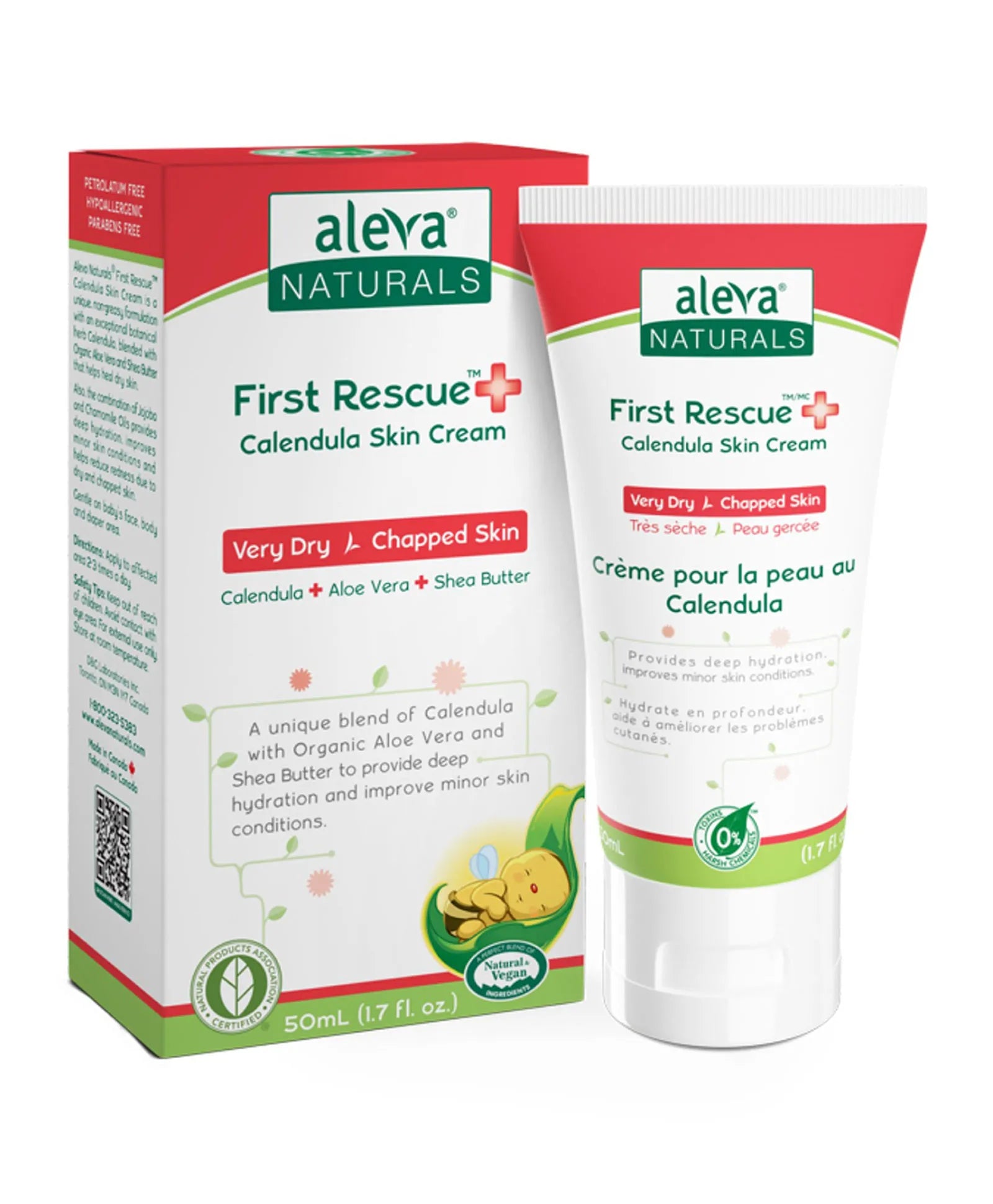 Aleva Naturals First Rescue Calendula + Skin Cream - 50ml - Laadlee