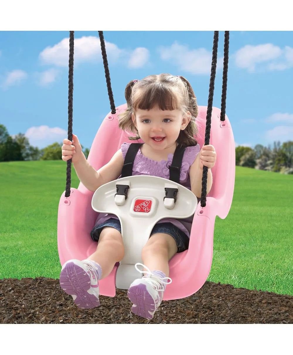 Step2 Infant To Toddler Swing - Pink - Laadlee