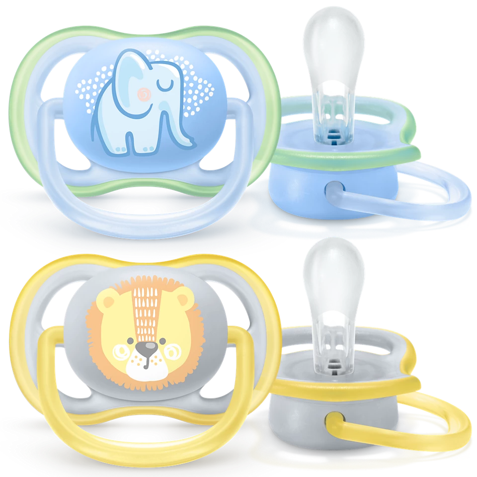 Philips Avent Ultra Air Freeflow Soother, Deco Version, (0M - 6M) - Mixed