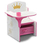 Delta Children Princess Crown Chair Desk With Storage Bin