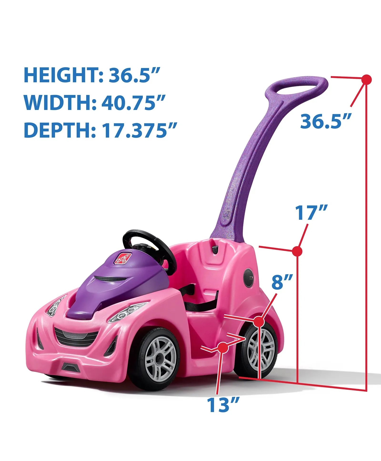Step2 Push Around Buggy GT - Pink - Laadlee