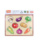 Viga Wooden Knob Puzzle -  Vegetable