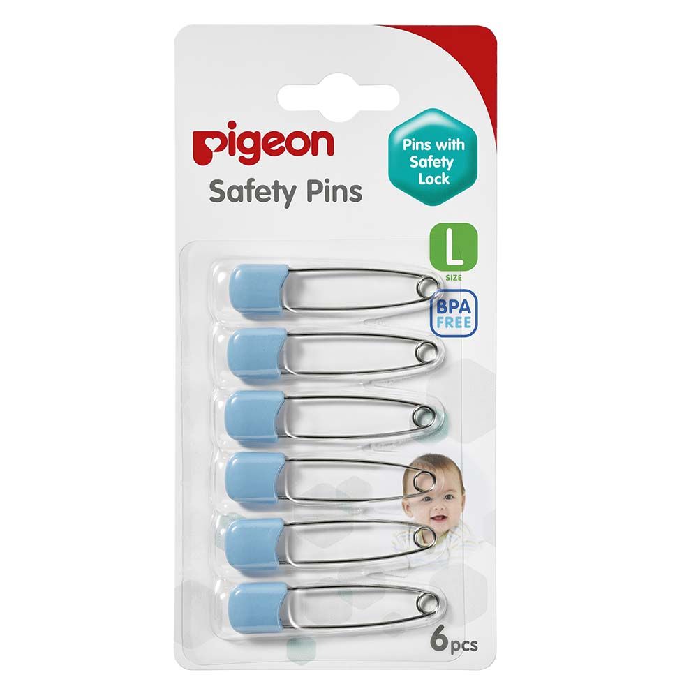 Pigeon Safety Pins Large - Pack of 6