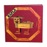 Kapla Wooden Construction Set in a Chest with Brown Art Book - 280pcs - Laadlee