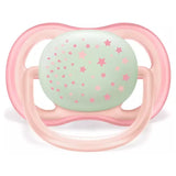 Philips Avent Silicone Ultra Air Soother Nighttime (0M - 6M)- Pack of 2