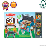 Melissa and Doug Deluxe Grill & Pizza Oven Playset