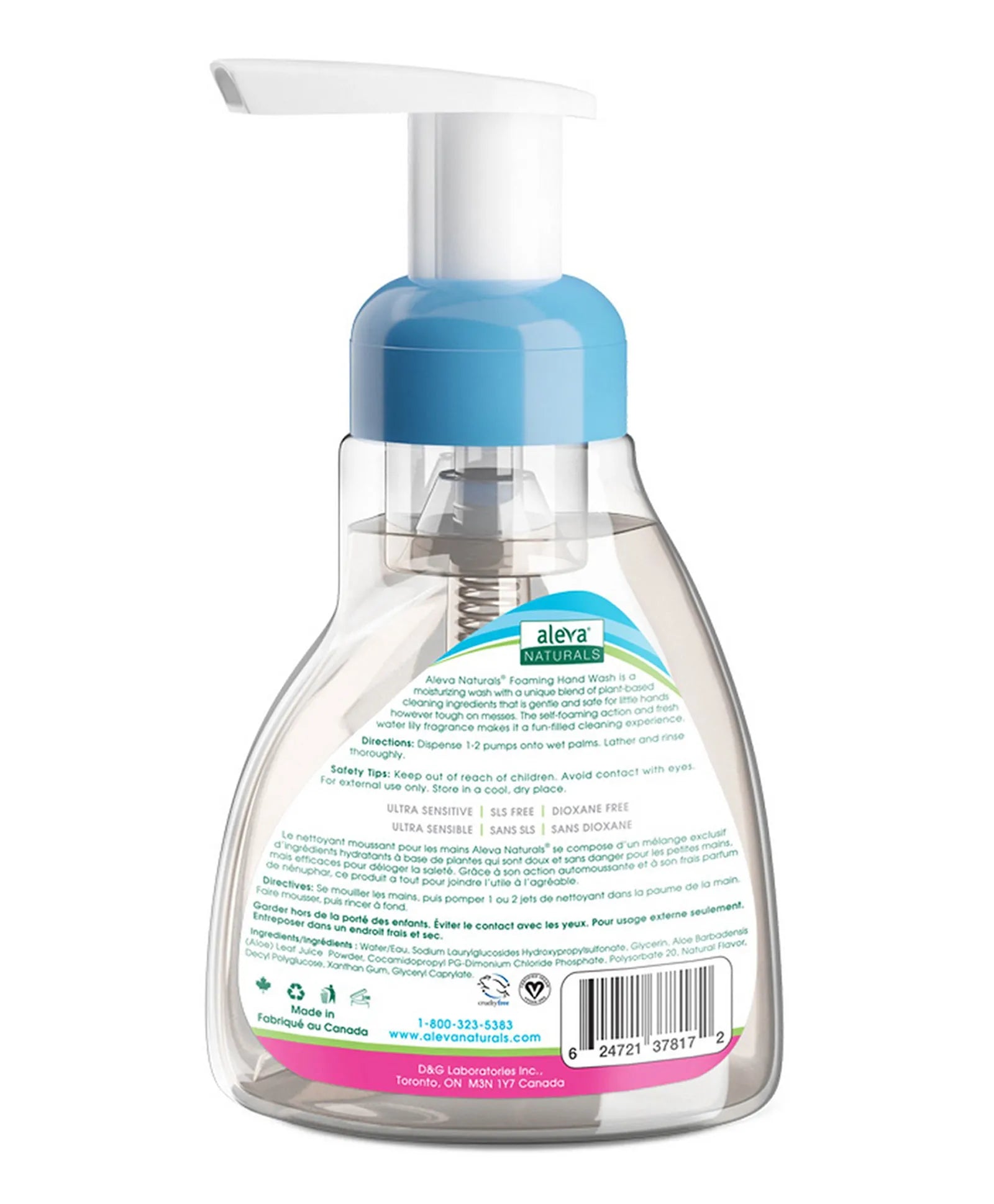 Aleva Naturals Foamimg Hand Wash Water Lily - 300ml - Laadlee