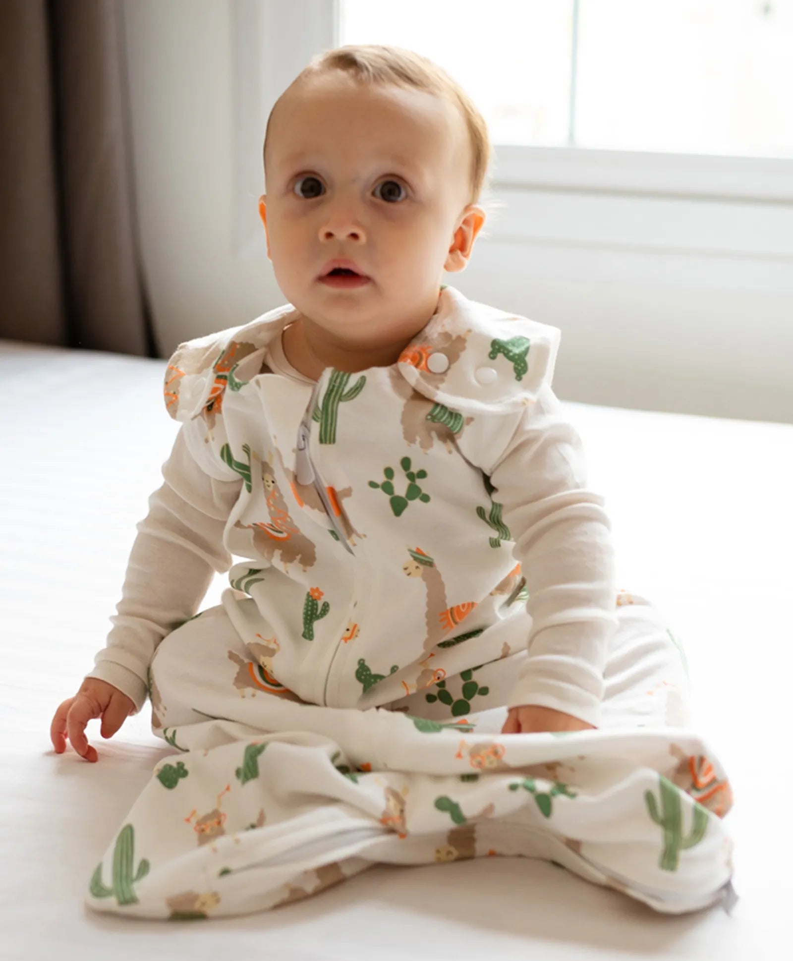 Tickle Tickle Organic Cotton Sleeping Bag Value Pack | 78Cm - Snowfluffs / Llama - Laadlee