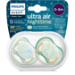 Philips Avent Ultra Air Soother Nighttime 0M-6M Boy - 2 Pcs