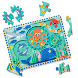 Melissa and Doug Underwater Wooden Gear Puzzle