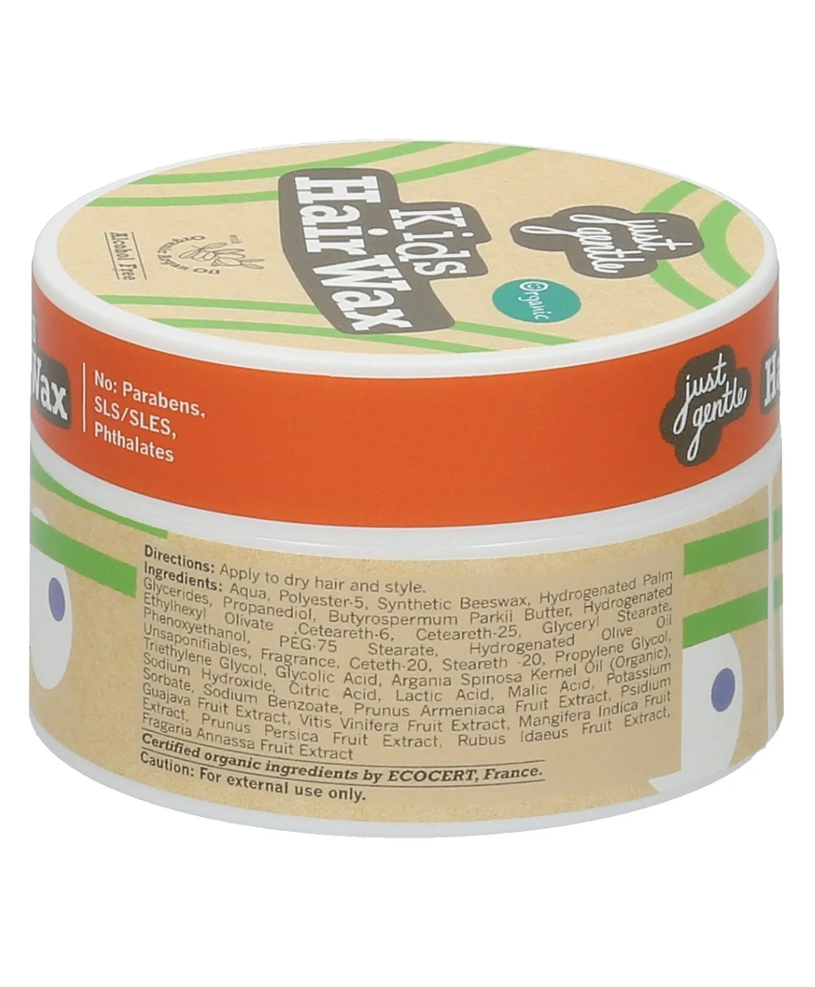 Just Gentle Kids Hair Wax - 45gm - Laadlee